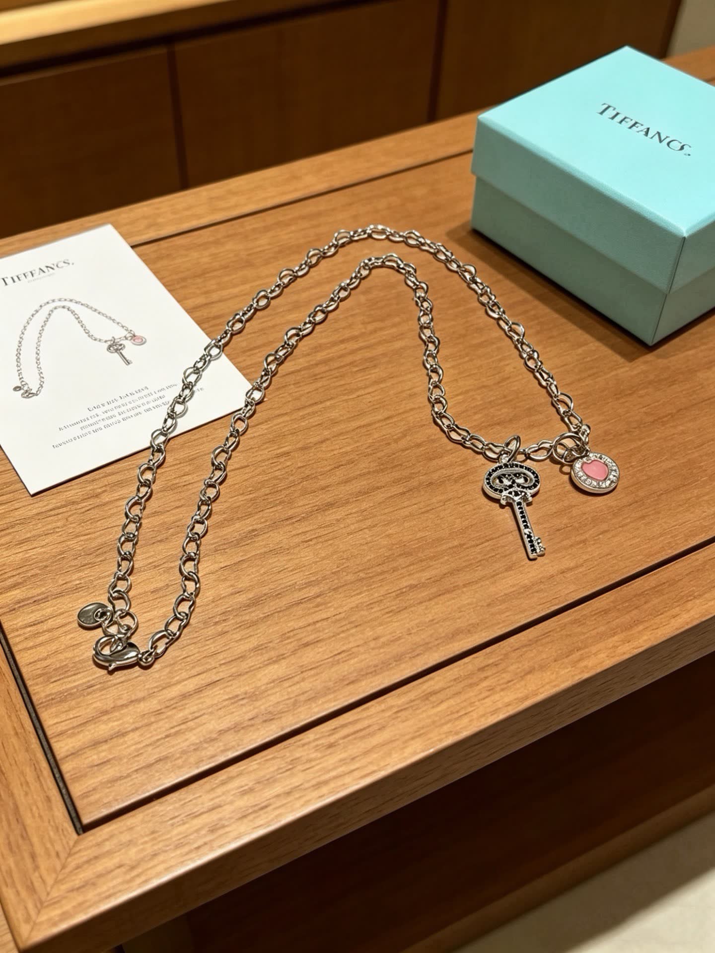 Tiffany & Co. Lockit Silver Necklace